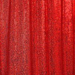 RED 8 ft x 8 ft Sequined Backdrop Curtain Wedding Party PhotoBooth Decorations