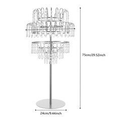5-Tiers Flower Stand Multi-function Flower Stand Tabletop Wedding Flower Stand