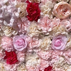 20 Pack Artificial Silk Flower Wall Panels Wedding Photography Party Venue Decor