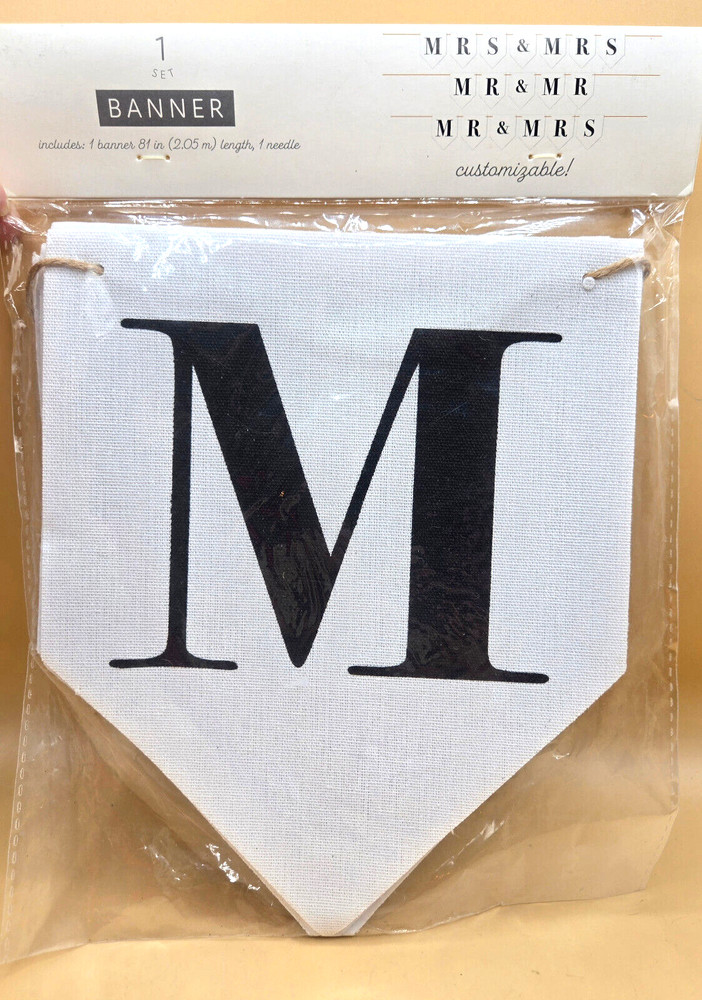 Customizable Mr & Mrs/ Mr & Mr/ Mrs & Mrs Banner Wedding or Engagement Party NEW