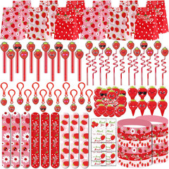 208PCS Strawberry Party Favors, Berry First Birthday Decor, Theme Decorations fo