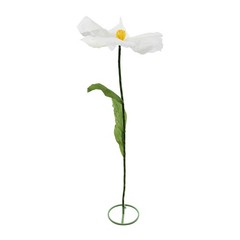 3 Pcs White Artificial Flower For Wedding Decoration , Birthday Party Banquet
