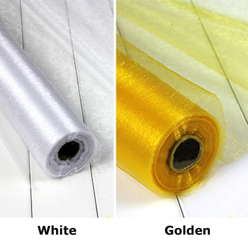 32.8Yd Bridal Wedding Draping Door Cloth Decoration Glass Yarn Fiber 59in Wide