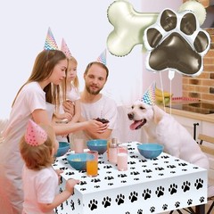 8 Pieces Dog Balloons for Birthday Party Decorations Include 4 Foil Dog Bone …