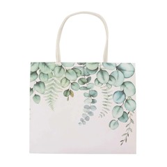 12 Floral 7″ Paper Gift Bags with Handles Party Wedding Events Decorations