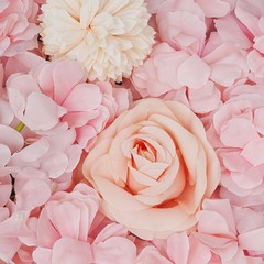 Artificial Flower Wall Panels, Artificial Flower Wall Backdrop, 16PCS Panels