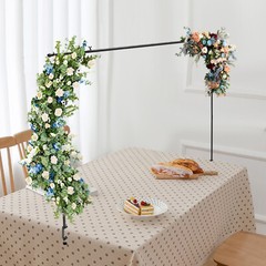 Wedding Stand with Telescoping Width (3.94-6.56ft), Sturdy Metal Construction