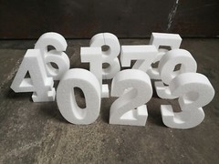 Lettering LOVE Letters Styrofoam Proposal Wedding Table Decoration Ideas