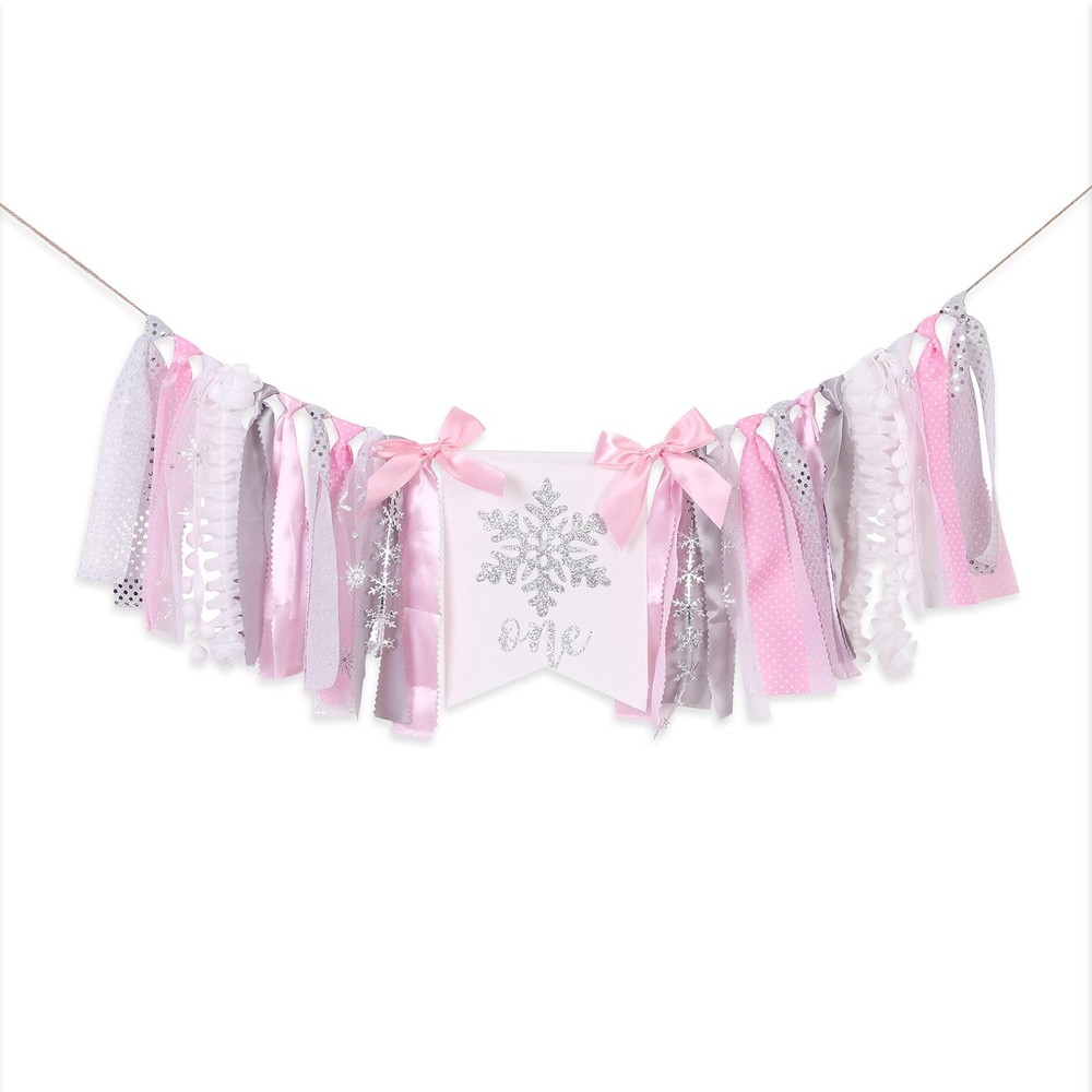 Winter Onederland High Chair Tutu-pink Onederland High Chair Banner, Garland,…