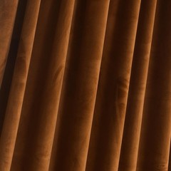 Roslynwood 96-inch Length Brown Velvet Curtains for Bedroom, Rod Pocket Heavy…
