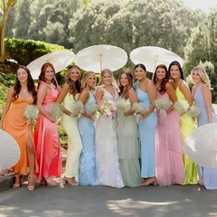 5/10pcs 24/33 Inches Elegant White Wedding Folding Umbrellas & Bridal Parasols