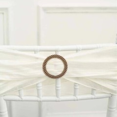 20 Round 2.5 in Diamond Rhinestones Chair Sash BUCKLE PIN Party Decorations