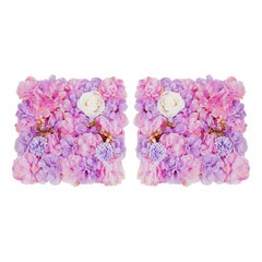 12pcs Artificial Silk Rose Flowers 3D Backdrop Wall for Wedding Party Decoration