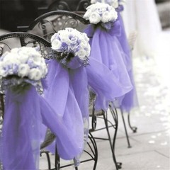 10M Sheer Organza Fabric Drape Voile Swags Wedding Party Decor Not Hemmed