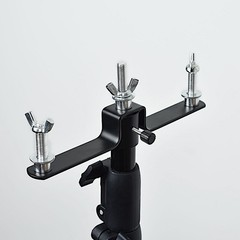 BLACK 10 ft Double Cross Bars Mounting Hardware BACKDROP STAND KIT Wedding Party