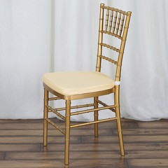 Ivory POLYESTER CUSHION for CHIAVARI CHAIR Wedding Ceremony Dinner Decoration