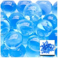 Blue Vase Filler Beads 4oz Bag Makes 3 Gallons – Water Storing Gel