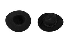 1 pc 2″ 3″ 4″Mini Cowboy Hat Western Wedding Decoration Red /Brown /Black /White