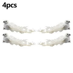 Artificial Bird for d��cor Christenings Decorative Feathers Foam For Wedding