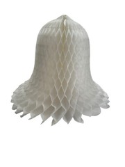 Vintage Wedding Bells Tissue Paper Honeycomb Decorations Set of 3 Bridal Shower