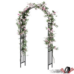 Garden Archway Arch Arbor Trellis Yard Decor Wedding Patio Structure Gate 89.5in
