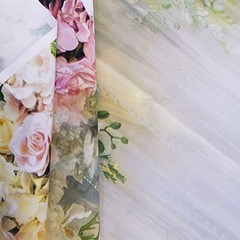 Wedding Bridal Floral Wall Backdrop 8x6Feet Pink White Rose Flowers Background