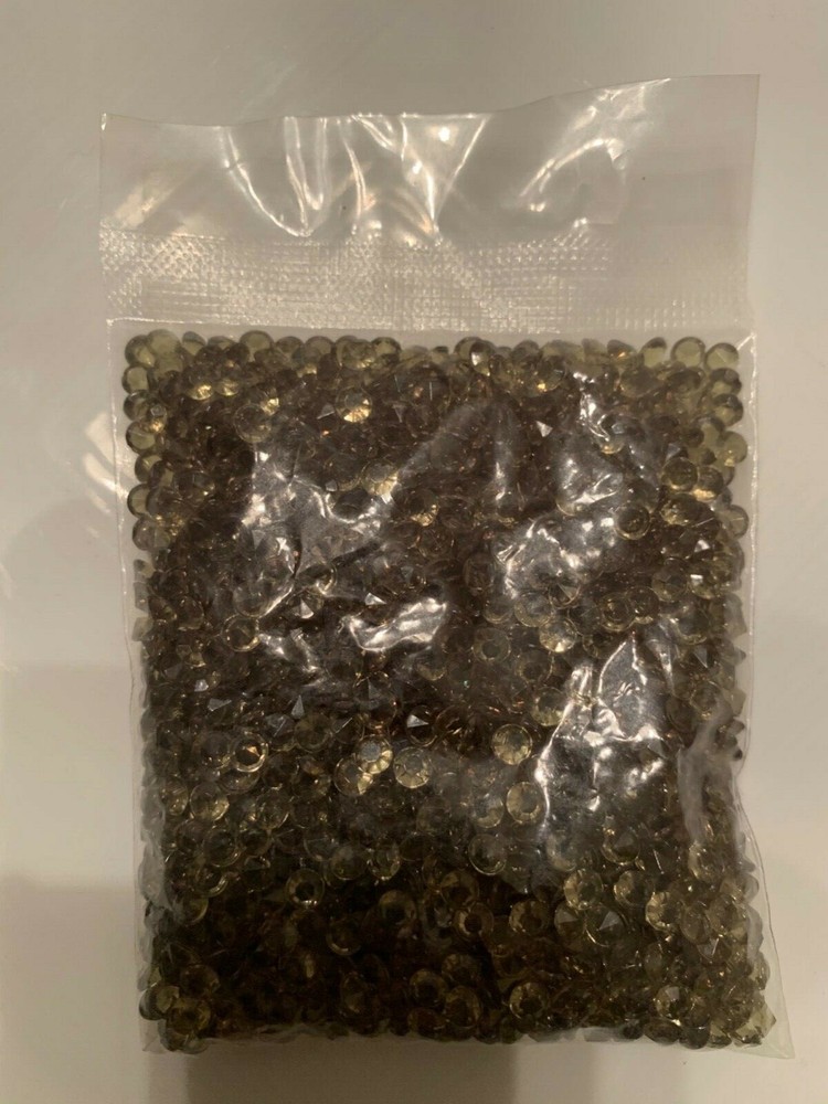 4.5mm Acrylic Color Faux Round Diamond Crystals – 2000 pcs – Olive