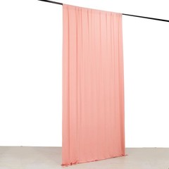 5 ft x 10 ft DUSTY ROSE 4-Way Stretch Spandex Divider Backdrop Curtain Wedding