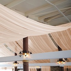 NUDE 5ft x 14ft Premium Chiffon SHEER CURTAIN Window Drape Panel Party Events