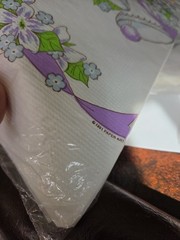 2 Vintage Party Table Covers Wedding Bells Chapel Retro 80s Bridal Paper Art