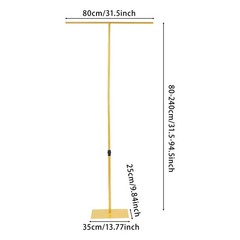 4 PCS Adjustable Height Wedding Backdrop Metal Stands With 35*25cm Base