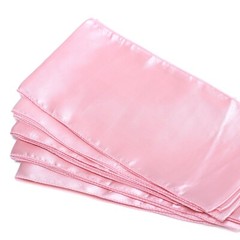 100 Blush Pink Satin Chair Sashes Silky Sateen Chair Bows wedding party décor