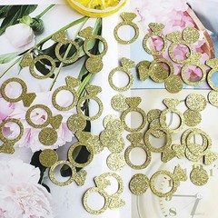 Gold Wedding Confetti Engagement Party Decorations Bridal Shower Confetti