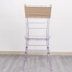 10 Nude Spandex STRETCHABLE CHAIR SASHES Wedding Party Decorations SALE