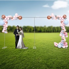 19.7*9.8ft Garden Arch For Wedding Bridal Party Decoration Prom Flower Stand