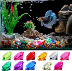 DEODARI 75pcs Multi-Colored Acrylic Gems Plastic Gemstones for Pirate Treasure