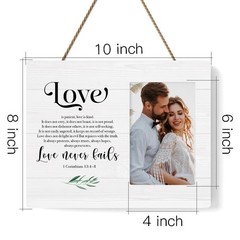 IAXIC Couple Picture Frame for Anniversaries, Wedding Gift for Couples, Roman…