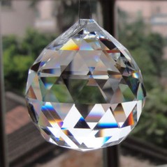 100mm Chandelier Lamp Crystal Ball Prism Hanging Drops Suncatcher Pendant DIY