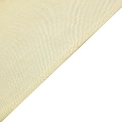 5 IVORY CHAIR SASHES Premium Polyester Faux Burlap Wedding Decorations