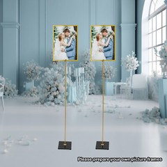 Wedding Easel Stand Floor Mount Advertising Posters Picture Photo Display Stand