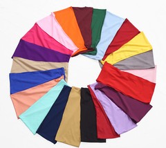 Pack of 25/50/100/200 Spandex Stretch Chair Sashes Band Without Buckle Plain Bow