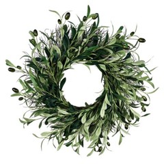 Olive Branch Wreath Artificial Wall Wedding Party Decor Farmhouse Olive garland