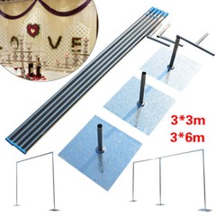 Professional Backdrop Stand Pipe Kit 10’x10’/10’x 20′ Heavy Duty Background Pipe