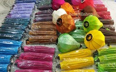 Set 20 pcs Pattern Silk Lanterns Vietnam Hoi An Lanterns Garden Decor -Size 35cm