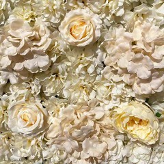 6pcs Artificial Flower Wall Hydrangea Panel Mat Pad Wedding Backdrop 60×40 cm