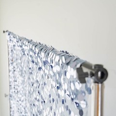 DUSTY BLUE 8×8 ft Big Payette Sequined BACKDROP CURTAIN Party Events Decorations