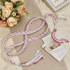 Wedding Lasso Rope Handfasting Cord with Tree of Life Pendant Rustic Ceremony