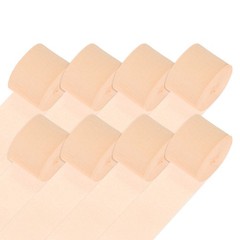 8-Rolls 656ft Crepe Paper Streamer for DIY [Peach Pink-1.8 Inch x 82 Ft/Roll]