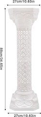 White Wedding Roman Column,4PCS Roman Columns Wedding Column Stand