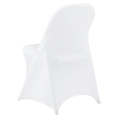 Uimoso 150PCS White Spandex Chair Covers for Weddings, Parties,and Dining Events